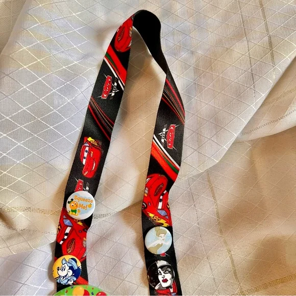 Disneyland Theme Park Lanyard with Collectible Pins 2013, Disney Collectibles
